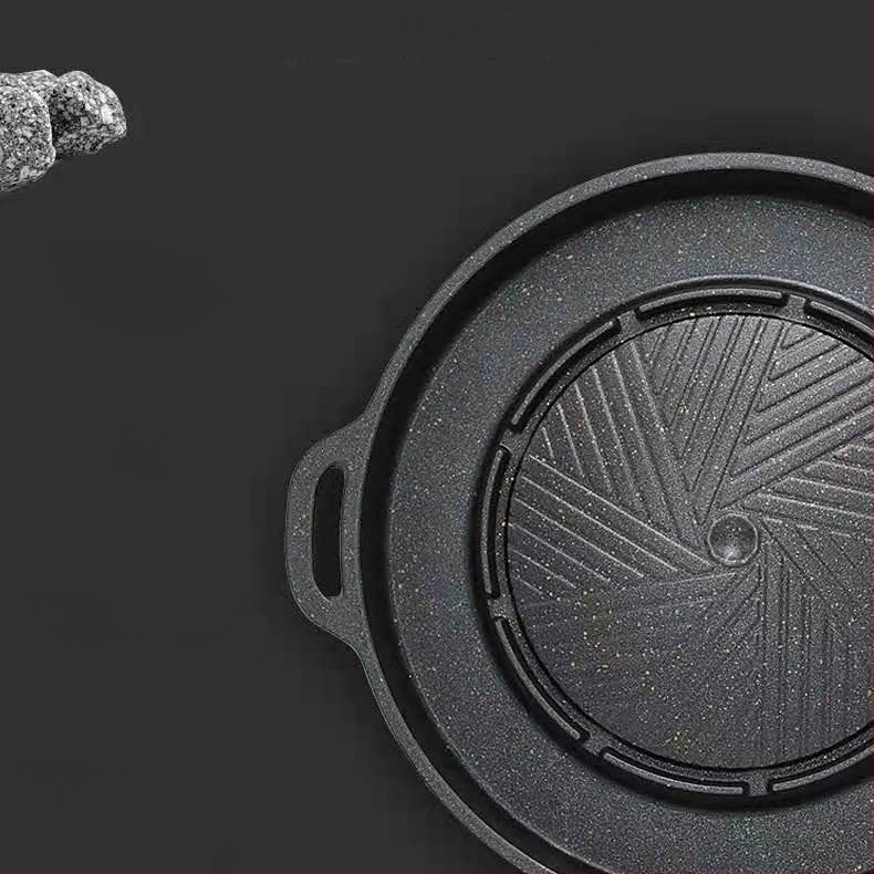 Hliníková štvorcová skladacia gril panvica s nepriľnavým povrchom na vonkajšie použitie