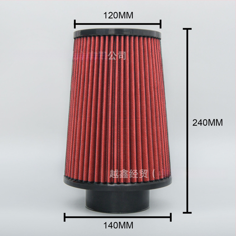 Auto vzduchový filter, s vysokým prietokom, dizajn hubovej hlavy, filtračný prvok