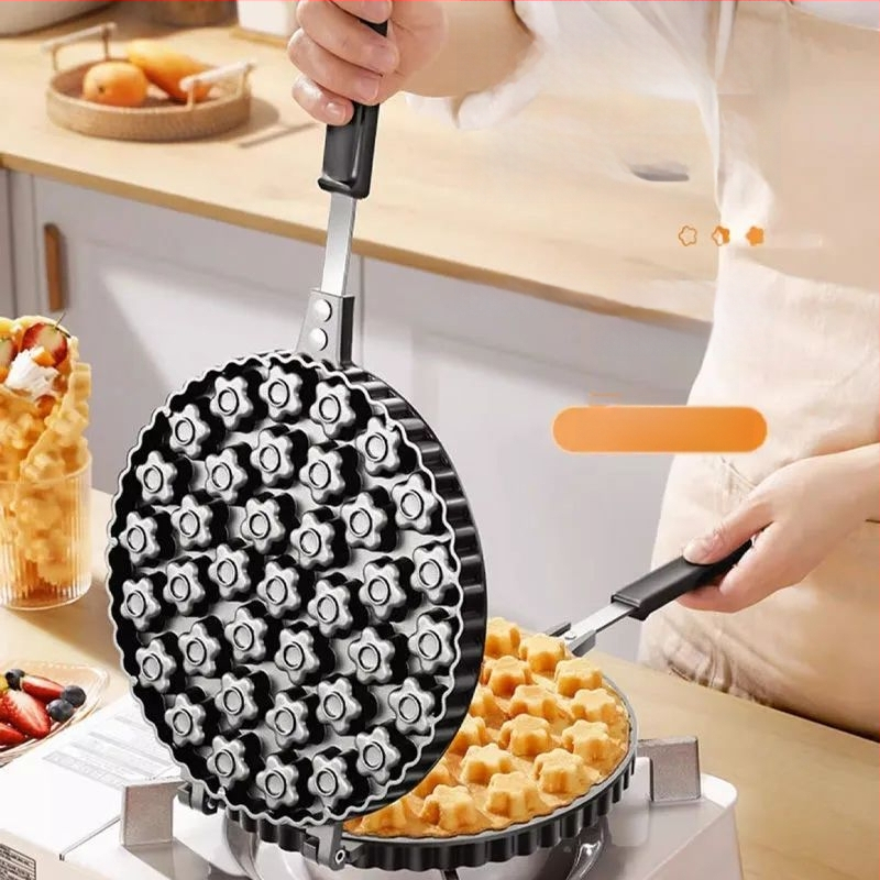 Sada 37 foriem Plum Blossom, hliníkové zliatiny, nepriľnavé, obsahuje valec na vajíčka a plech na pečenie