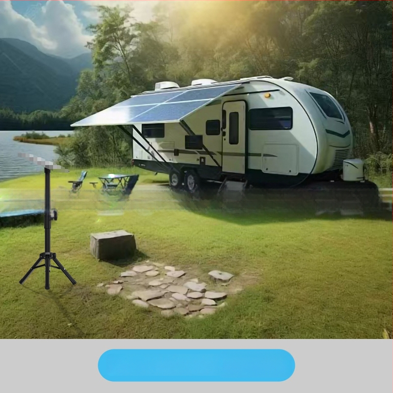 V4 Mini Trojuholníkový Podlahový Stojan – Výškovo Nastaviteľný, Prenosný Stojan na Reproduktory