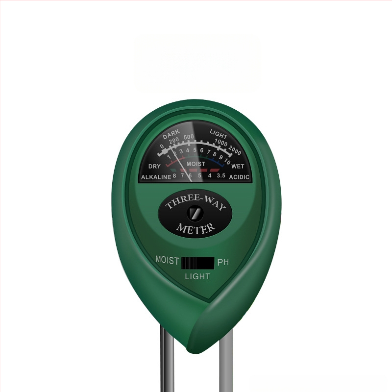 Pôdný tester 3 v 1: vlhkosť, pH a živiny pre kvety a kvetináče