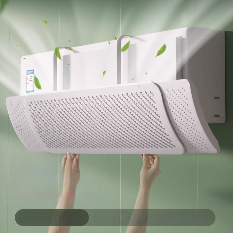 Nástenný univerzálny vysúvací deflektor pre klimatizáciu, perforovaný panel, nastaviteľný prívod vzduchu hore-dole