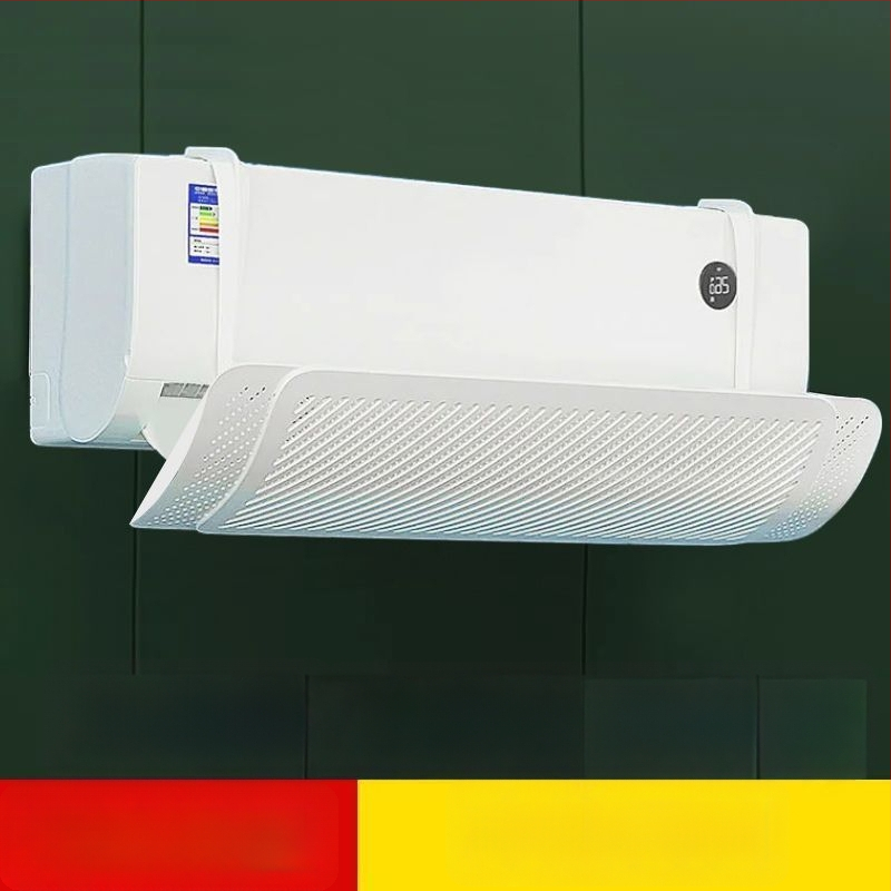 Nástenný univerzálny vysúvací deflektor pre klimatizáciu, perforovaný panel, nastaviteľný prívod vzduchu hore-dole