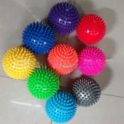 PVC tŕňová masážna lopta pre akupunktúru a fascíu — joga lopta/fitness lopta; Nie nafúkaná; Materiál: PVC; Hmotnosť: prispôsobiteľná; Spracovanie a prispôsobenie: Áno