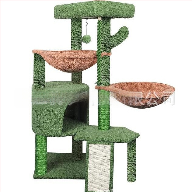 Šplhaciu veža pre mačky, mačacie hniezdo a strom pre mačky — odnímateľná a prateľná, zo sisalu, štýl Pastoraálny (Materiál: Sisal; Import: Nie; Štýl: Pastoraálny)