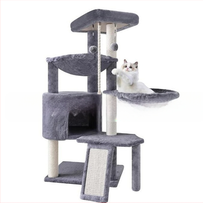 Šplhaciu veža pre mačky, mačacie hniezdo a strom pre mačky — odnímateľná a prateľná, zo sisalu, štýl Pastoraálny (Materiál: Sisal; Import: Nie; Štýl: Pastoraálny)