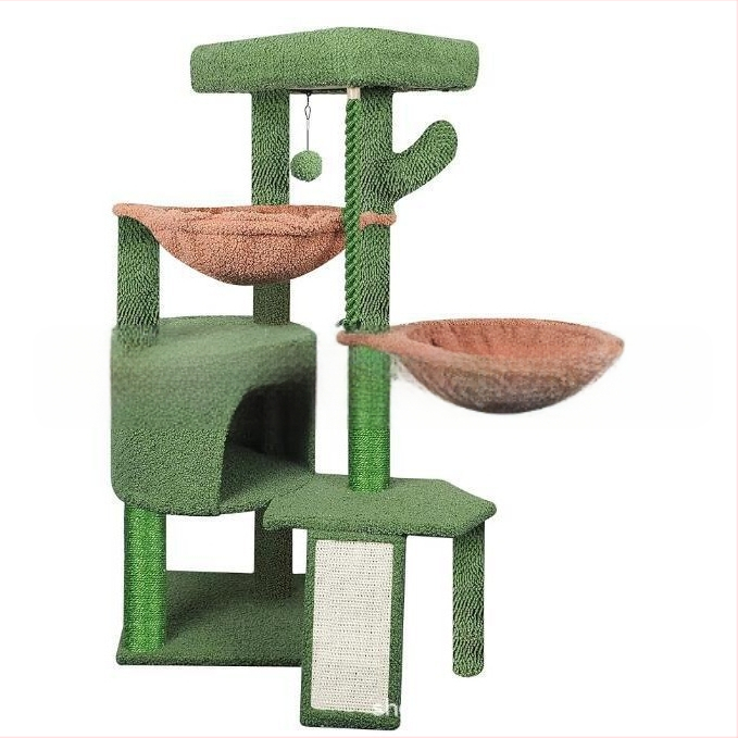 Šplhaciu veža pre mačky, mačacie hniezdo a strom pre mačky — odnímateľná a prateľná, zo sisalu, štýl Pastoraálny (Materiál: Sisal; Import: Nie; Štýl: Pastoraálny)