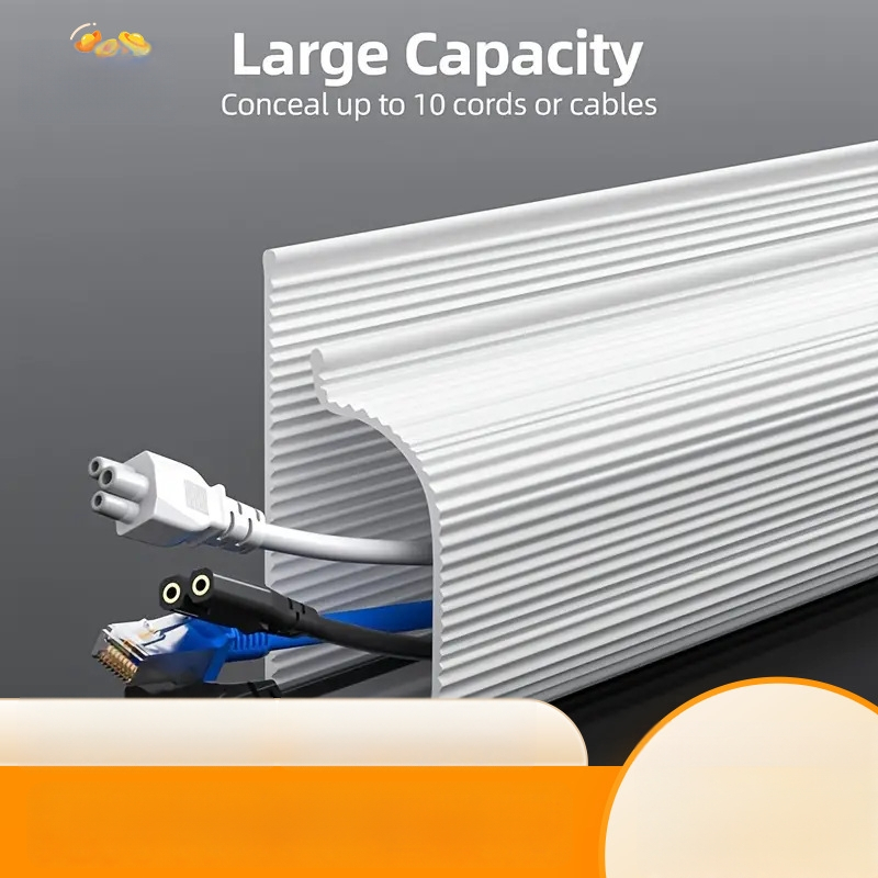 Kabeļu vadības kārbiņa zem galda, iekšējā vītne, ķīniešu stils, PVC, preces nr. 006