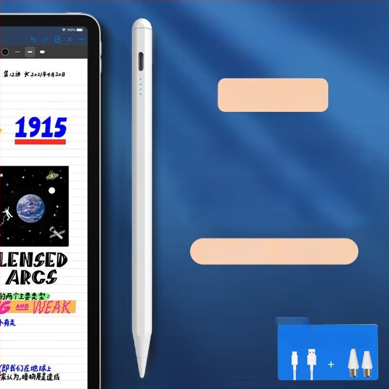 ALNK stylus pero – univerzálny kapacitívny dotykový pero pre tablety a telefóny, kovové puzdro, magnetické upevnenie, kompatibilný so Samsung, Apple, OPPO, VIVO a Xiaomi