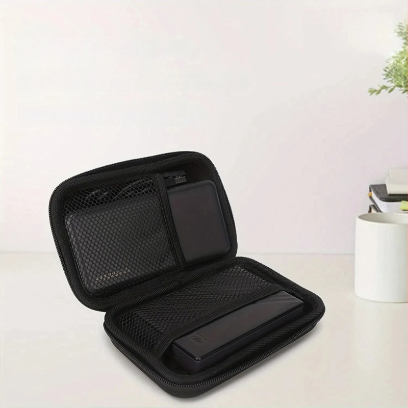 EVA skladovacia taška na slúchadlá, káble a mobilné pevné disky – proti pádu, odolná voči opotrebeniu, prispôsobiteľná podľa obrázka