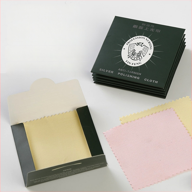 Strieborná čistiaca a leštiaca handrička na šperky a strieborné riady