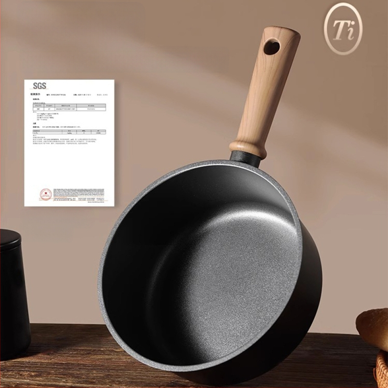 Titanový súbor hrncov s nepriľnavým povrchom, dvojvrstvové dno, kompatibilné s indukciou, 13/16/18 kusov