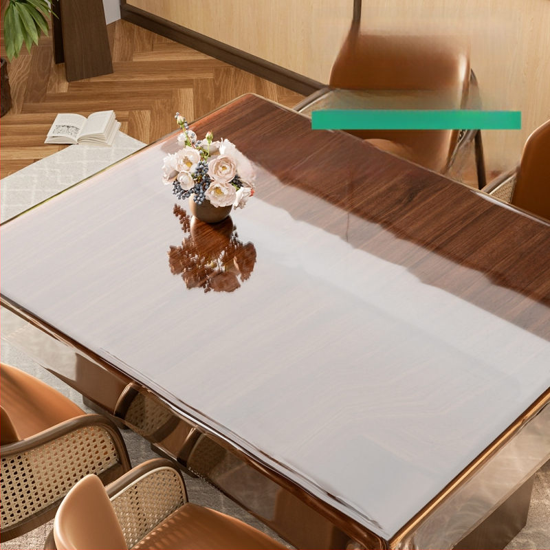 Priehľadný ochranný film na stolný plát pre masívne drevo a mramor – samolepiaci, tepelne odolný, vodeodolný, antibakteriálny