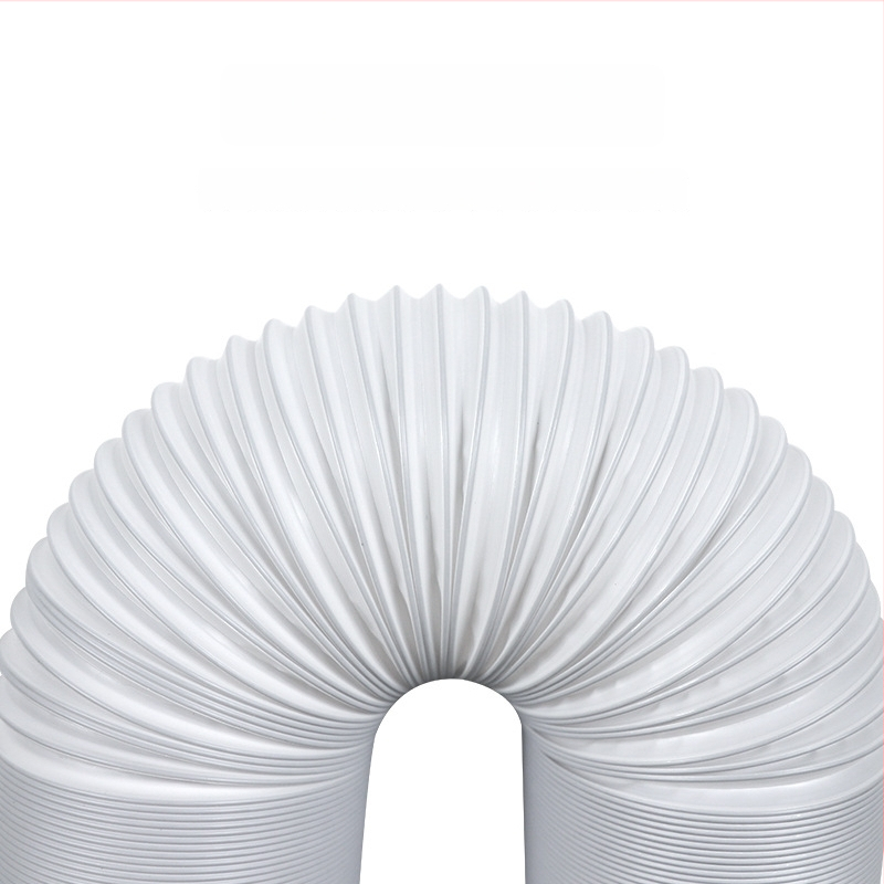 Prenosná hadicová výfuková rúra pre klimatizáciu (3 m dĺžka, priemer 5,1 in, teleskopická)