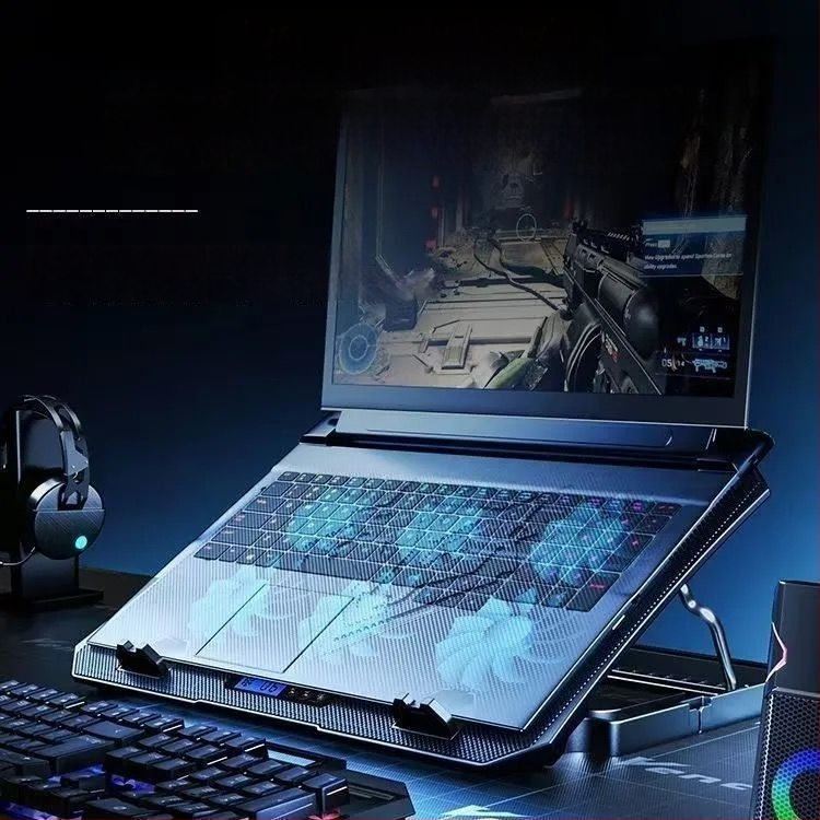 Podložka na chladenie notebooku s polovodičovou chladiacou základňou, tichý ventilátor s núteným prúdom vzduchu, kompatibilná s Lenovo Legion notebookmi