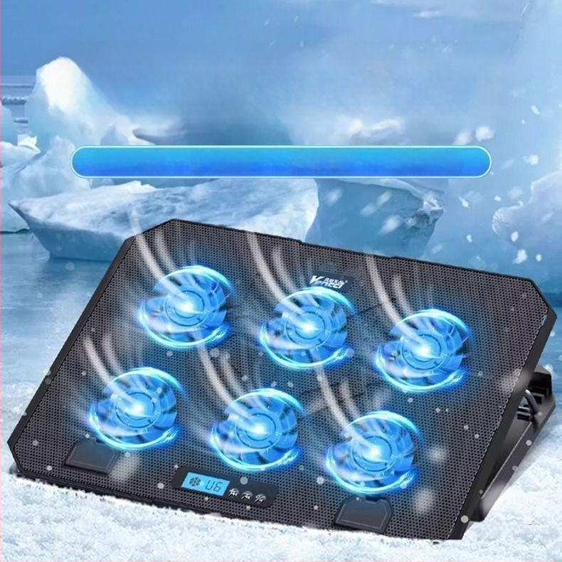 Podložka na chladenie notebooku s polovodičovou chladiacou základňou, tichý ventilátor s núteným prúdom vzduchu, kompatibilná s Lenovo Legion notebookmi