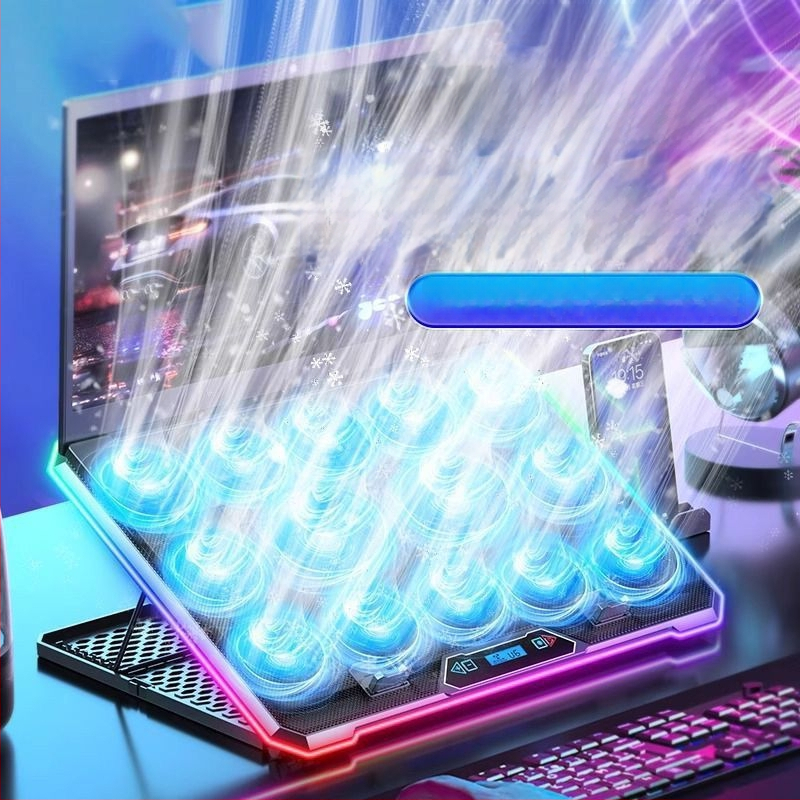 Podložka na chladenie notebooku s polovodičovou chladiacou základňou, tichý ventilátor s núteným prúdom vzduchu, kompatibilná s Lenovo Legion notebookmi