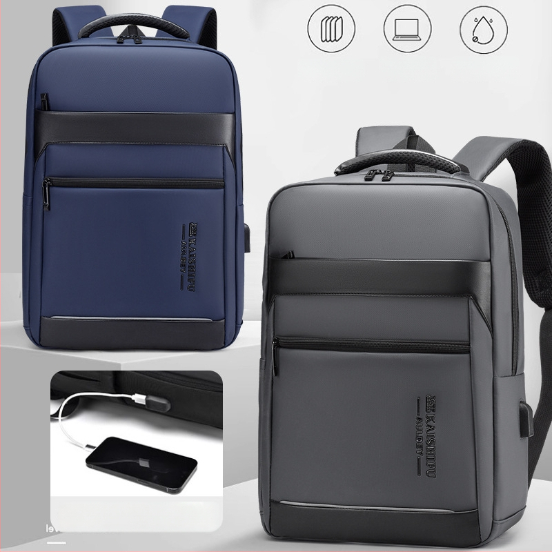 Notebookový batoh pre biznis s vodeodolnou PVC látkou, priedušný dizajn, popruhy s vzduchovým vankúšom, kapacita do 20 l