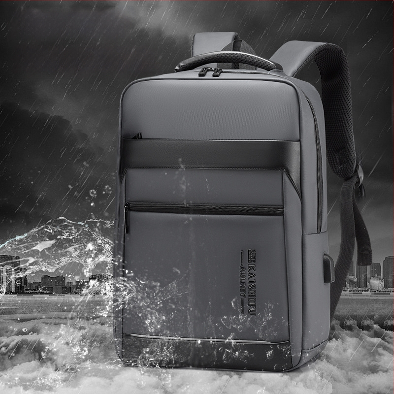 Notebookový batoh pre biznis s vodeodolnou PVC látkou, priedušný dizajn, popruhy s vzduchovým vankúšom, kapacita do 20 l