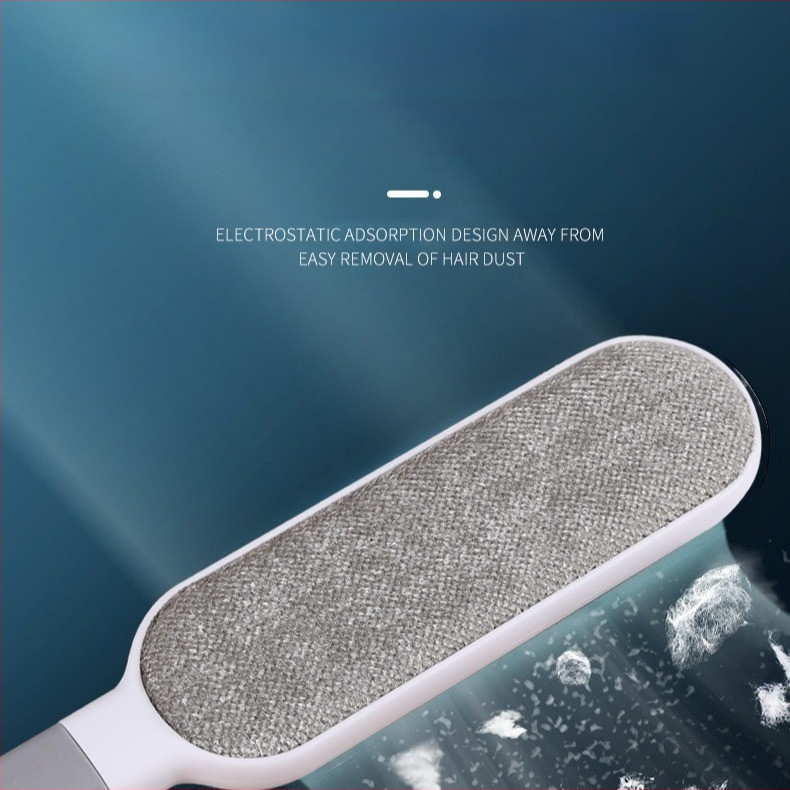 Elektrostatická kefa na oblečenie – plastové telo, odstraňuje chlpy a srsť domácich zvierat, čistiaca kefa, 2024 vydanie