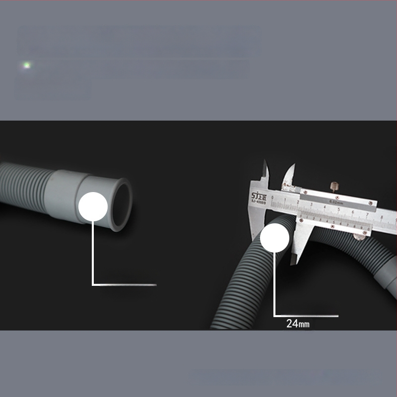 Predĺženie odvodného potrubia práčky s upínacím konektorom GTPSG-25MM; Materiál PVC+TPR; Normálny tlak 1.0; Inštalácia: priame vloženie; Značka LS