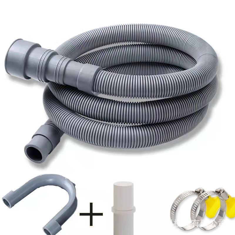 Predĺženie odvodného potrubia práčky s upínacím konektorom GTPSG-25MM; Materiál PVC+TPR; Normálny tlak 1.0; Inštalácia: priame vloženie; Značka LS