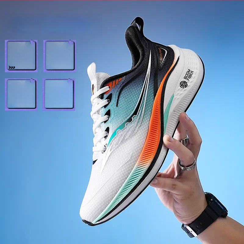 Pánske basketbalové tenisky, priedušné, s hrubšou podrážkou, z plastu, pre dospelých