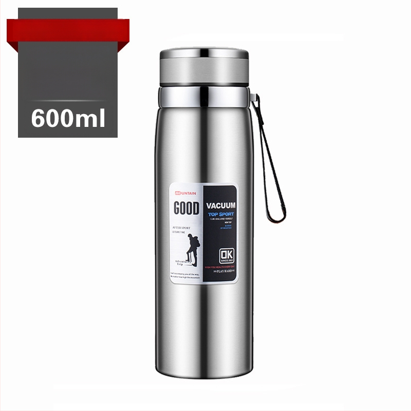 Termos z nehrdzavejúcej ocele, vnútorná nádrž 304, vonkajší plášť 201, športový štýl, prenosný, udržiava teplotu viac než 36 hodín