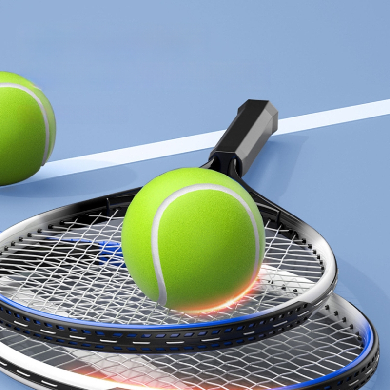 Tréningový set tenisovej rakety pre začiatočníkov – samostatné cvičenie s lanom, hliníková zliatina (Materiál: hliníková zliatina; Šport: tenis; Scenáre: stolný tenis a bedminton)