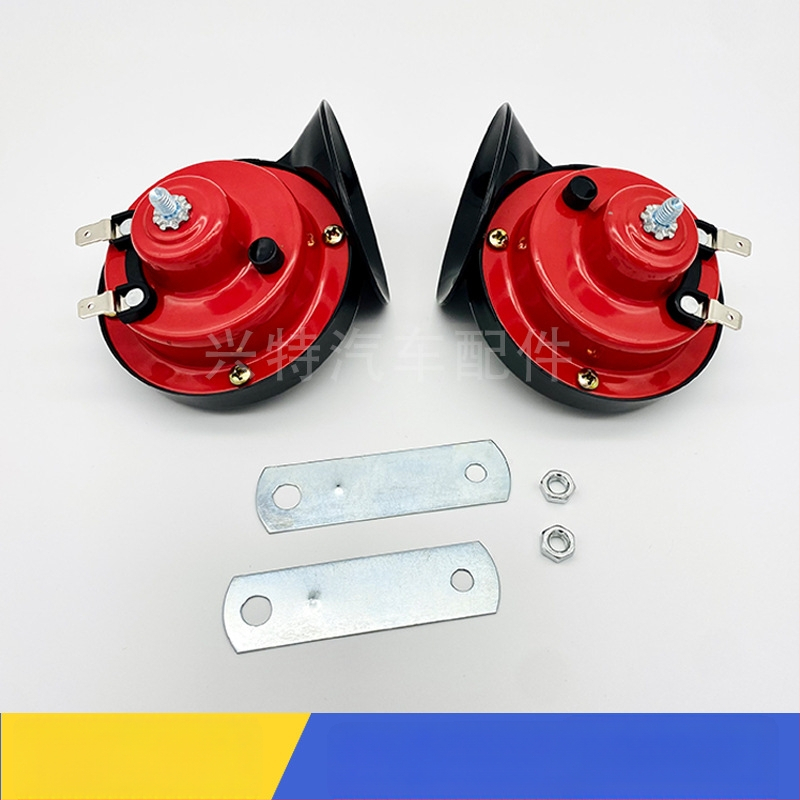Automobilový šnekový roh 004A – 12V, dvojitý vysokotónový tón, 110 dB