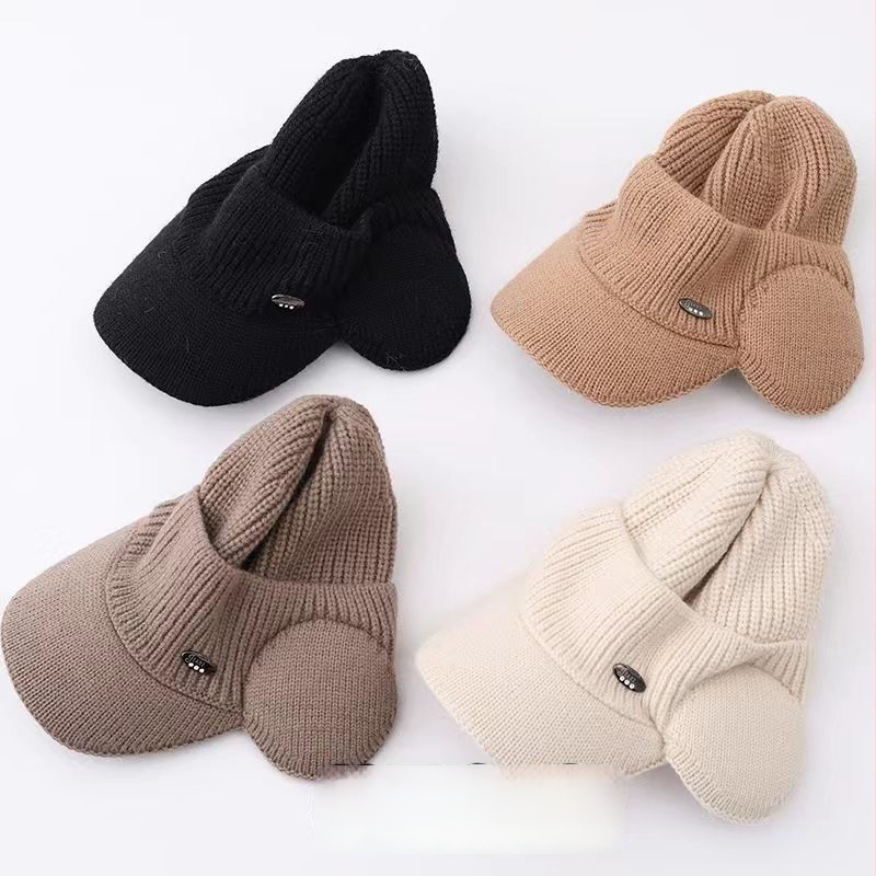 Vlnená šiltovka s oblým okrajom a kopulovitým vrchom – teplá, vetruodolná, na zimu