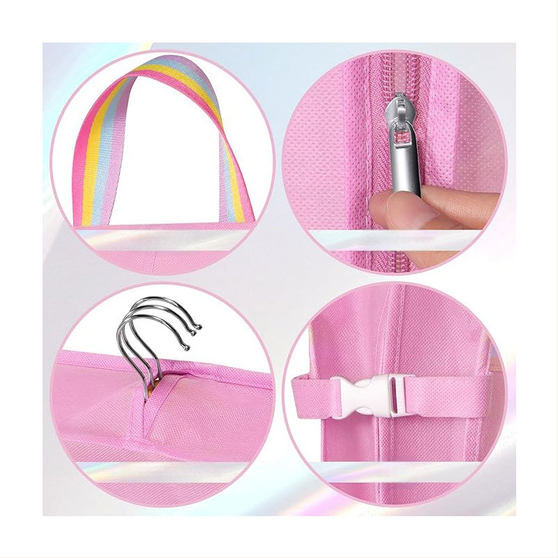 Taška na ochranu oblečenia z netkanej textílie – korejský štýl, pre oblečenie a drobnosti, proti prachu a vlhkosti, na cestovanie a do spálne