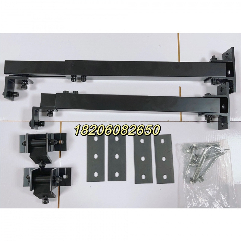 Držiak solárneho panelu z hliníkovej zliatiny AL6005-T5, nastaviteľný 15–30°, predné a zadné nohy, hmotnosť 2