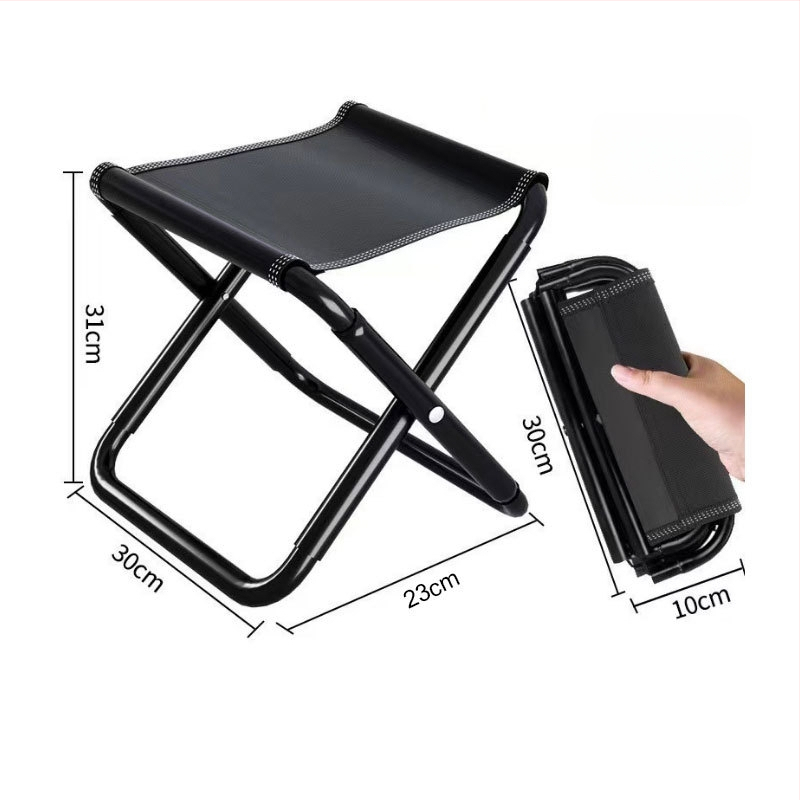 Star Mountain Sklopná stolička – karbónová oceľ, vonkajšie použitie, prenosná na kempovanie