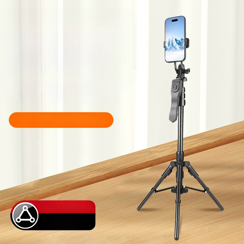 Trojosový stabilizátor pre telefón s automatickým sledovaním, hliníkový podlahový stojan, nosnosť 5 kg, tyč so 2–3 sekciami