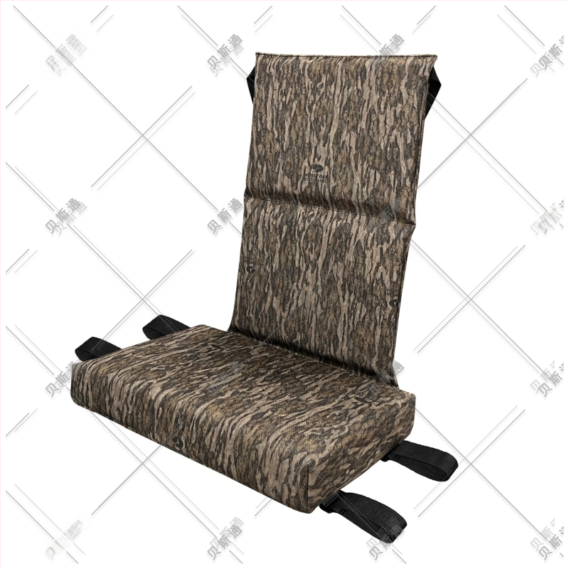 Išorinis medžiotojo sėdėjimo pagalvė mediniam kėdei, Oxford audinys, kamufliažas raštas, ruduo–žiema, be laikiklio