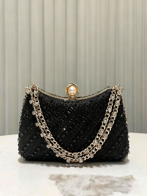 WEIYI malá štvorcová taška z polyesteru, zapínanie zámkom, vnútorné vrecká na telefón a dokumenty, jar 2025