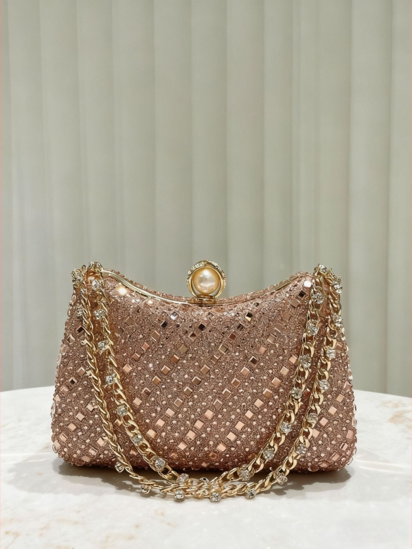 WEIYI malá štvorcová taška z polyesteru, zapínanie zámkom, vnútorné vrecká na telefón a dokumenty, jar 2025