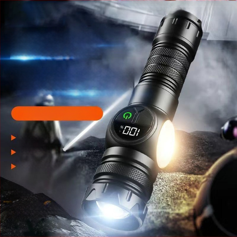 Dobíjateľná LED baterka so zoomom — Jigobird LED čip, ABS puzdro, dlhá výdrž batérie