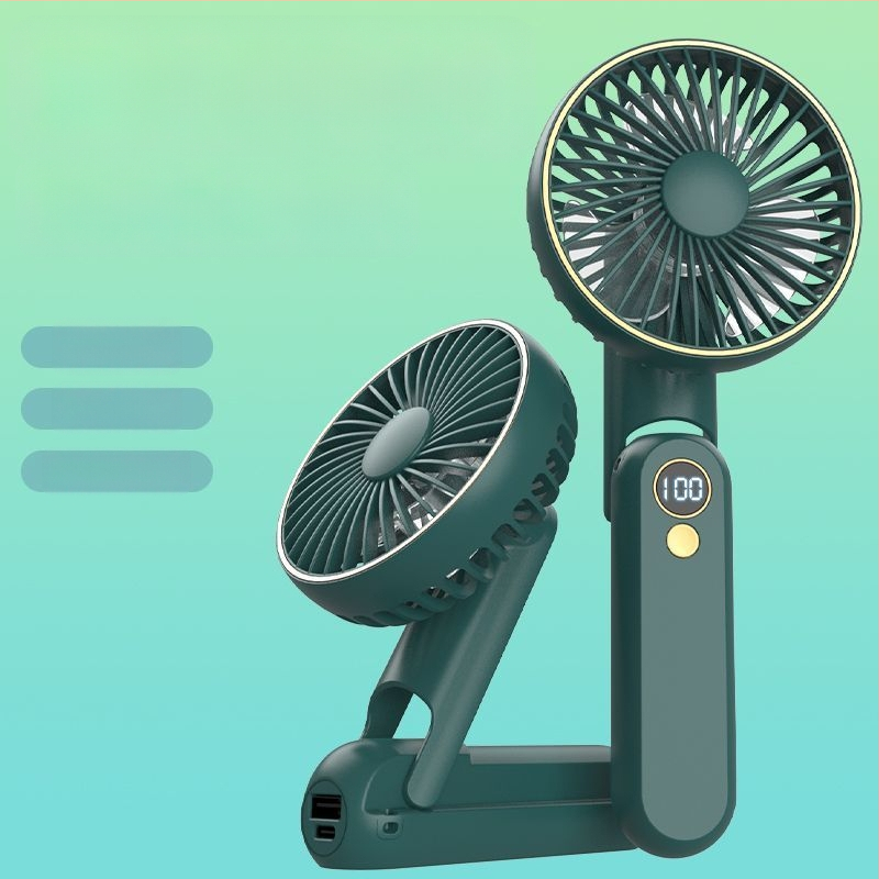 Prenosný ventilátor okolo krku s vodným chladením, bezkartáčový motor, napájanie DC, menovitý výkon 1W, ručné ovládanie rýchlosti šnúrkou