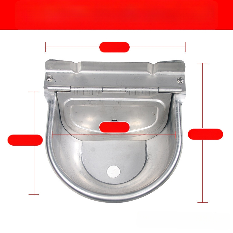 Li Nong Automatická napájačka pre zvieratá – nerezová oceľ, napájačka a naplňovací žľab pre prasa, dobytok, ovce, psy, kone a mačky