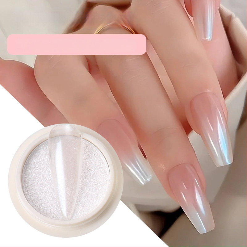 Piesok na nechty s trblietkami – séria Aurora Fairy Powder, mesačný vzor, trblietavý materiál, licencovaná súkromná značka, sladký a svieži štýl, Aurora Armor