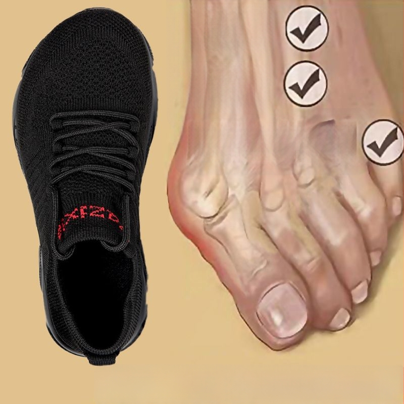 Unisex topánky na prechádzky s rozšíreným prstom, ľahká podrážka, mikrovláknový povrch