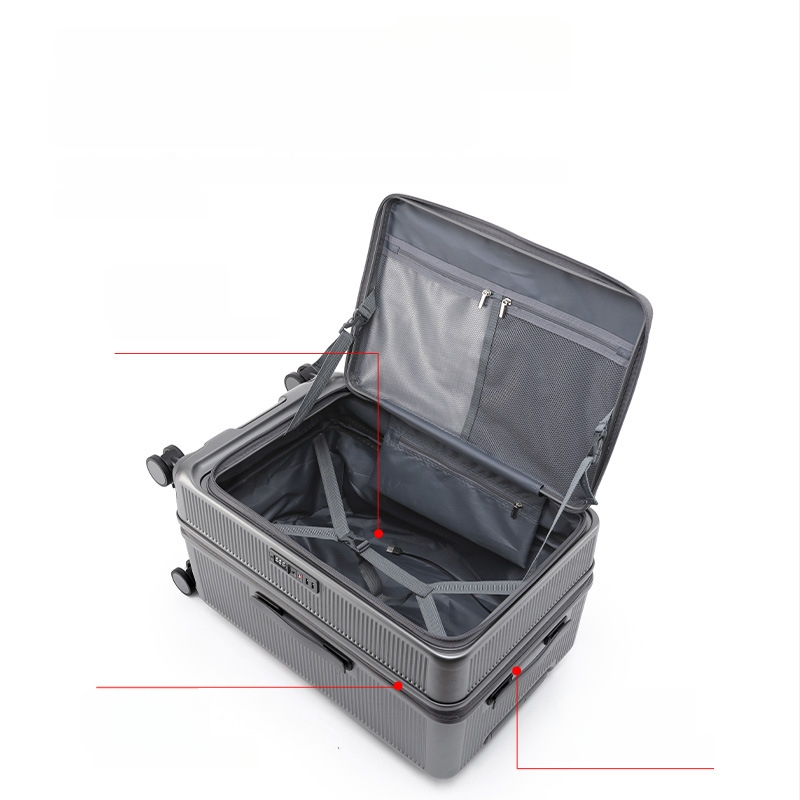 Paguz cestovná taška s predným otváraním, PC puzdro, kolieska Omni-Directional, TSA zámok s kódom, rozšíriteľná, hmotnosť 5 kg