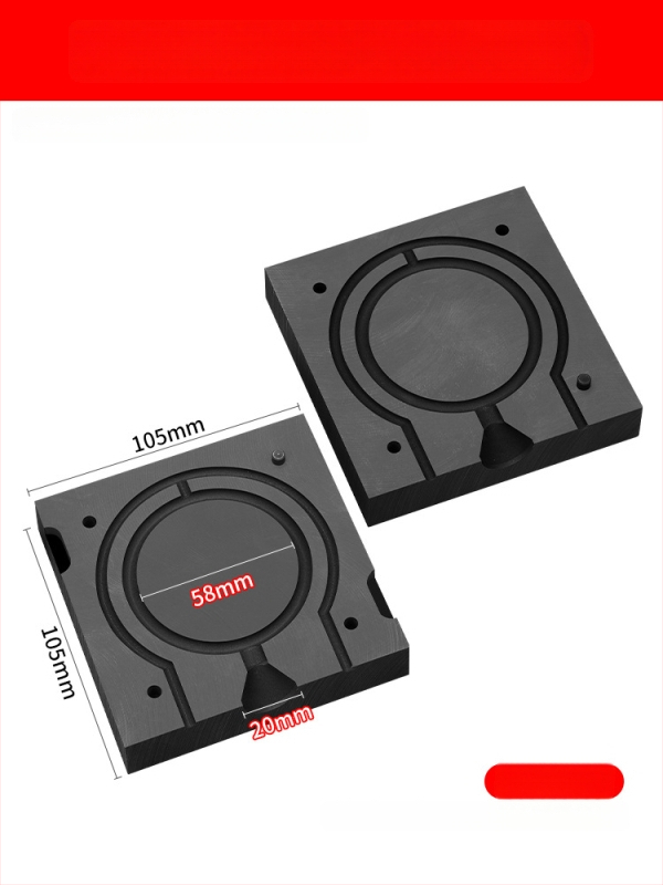 Šperkový odlievací nástroj: pevný zlatý a strieborný, jednoduchý prsteň a náramok kalup, grafitový olejový žliabok, spätná forma, jednopásové tvarovanie; Materiál: Other; Rozsah použitia: Other; Značka: Other