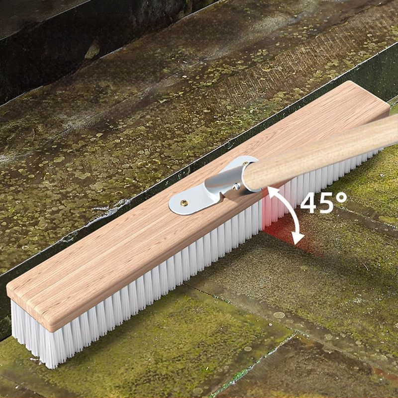 Podlahová kefа s kovovým telom; na mieru vyrobené pre cezhraničný predaj; nie je dovoz