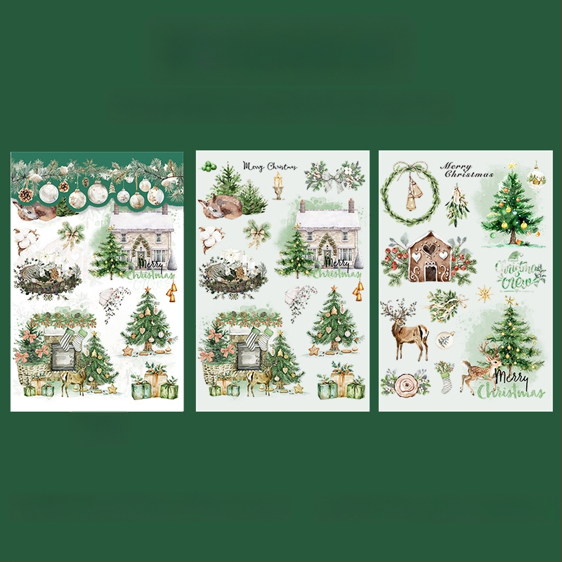 Tomato Sauce Girl PVC transferná nálepka s vianočnou tematikou pre plánovače — Materiál PVC, Štýl: Vianočný, Technika: Tlač