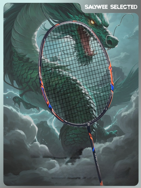 ALPSPORT bedmintonová raketa s rámom z karbónových vlákien, hmotnosť 80–84 g, dĺžka 68 cm, typ rakety: priamy úder, spracovanie a prispôsobenie k dispozícii