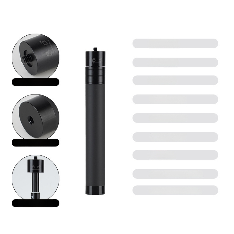 Selfie tyč so stabilizátorom gimbal – teleskopický predĺžovací rameno pre mobilný telefón a akčnú kameru (Bez diaľkového ovládača)