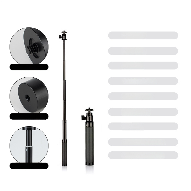 Selfie tyč so stabilizátorom gimbal – teleskopický predĺžovací rameno pre mobilný telefón a akčnú kameru (Bez diaľkového ovládača)